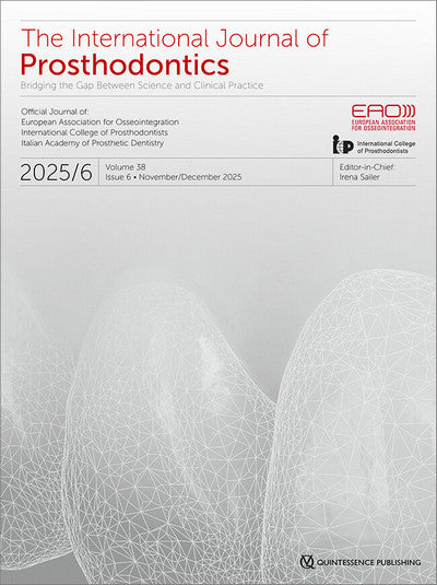 The International Journal of Prosthodontics, Archive Full Issues (1998-2025)