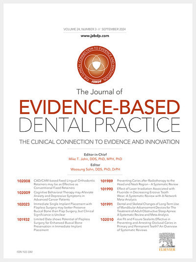 Journal of Evidence Based Dental Practice, Full Archive (2008 – 2025)