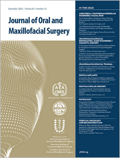Journal of Oral and Maxillofacial Surgery, Full Archive (2007-2025)