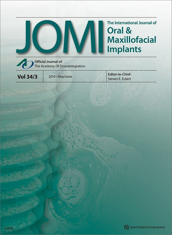 The International Journal of Oral & Maxillofacial Implants (JOMI), Full Issues 2021-2025